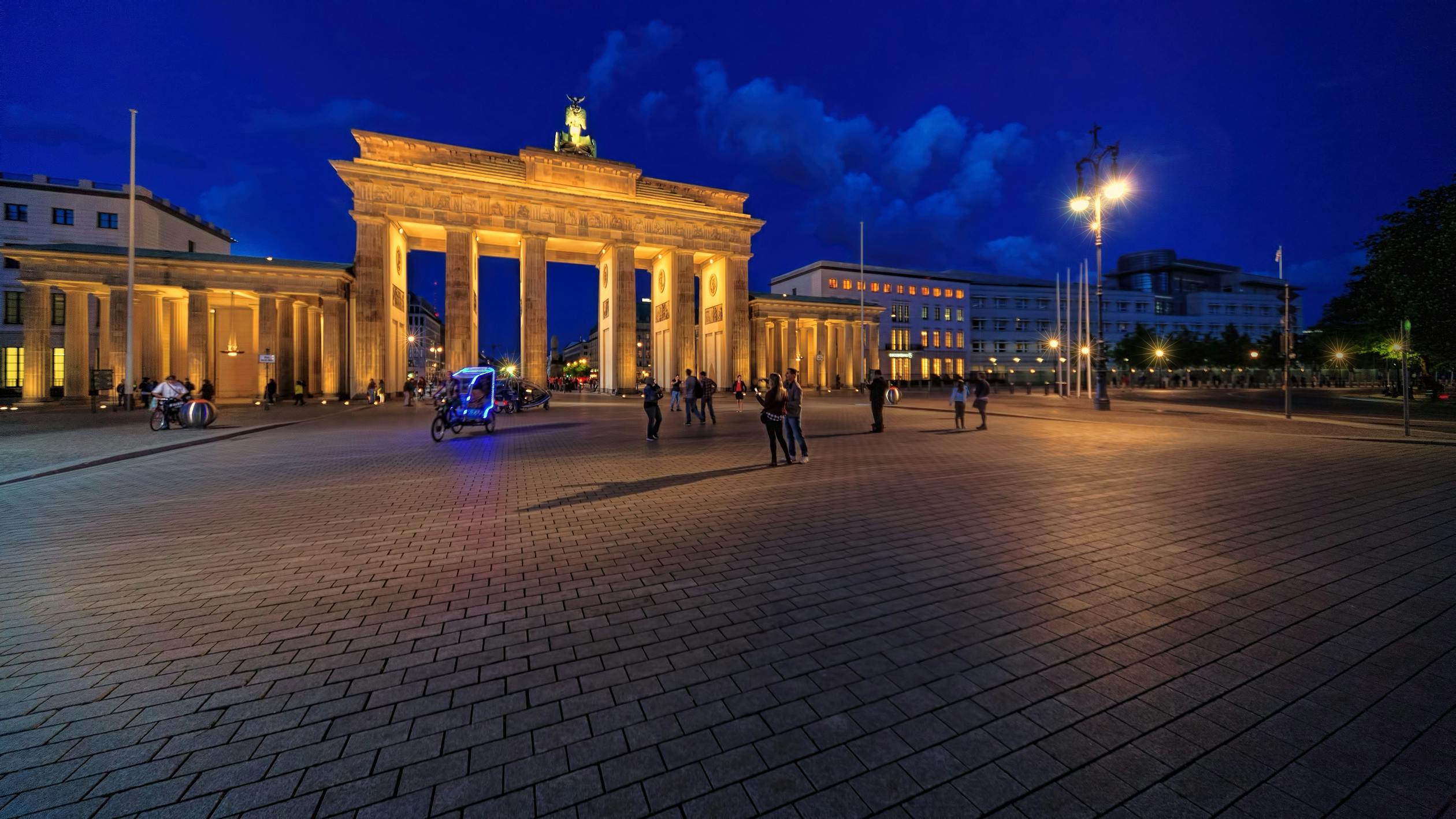 Berlin bei Nacht – Brandenburger Tor